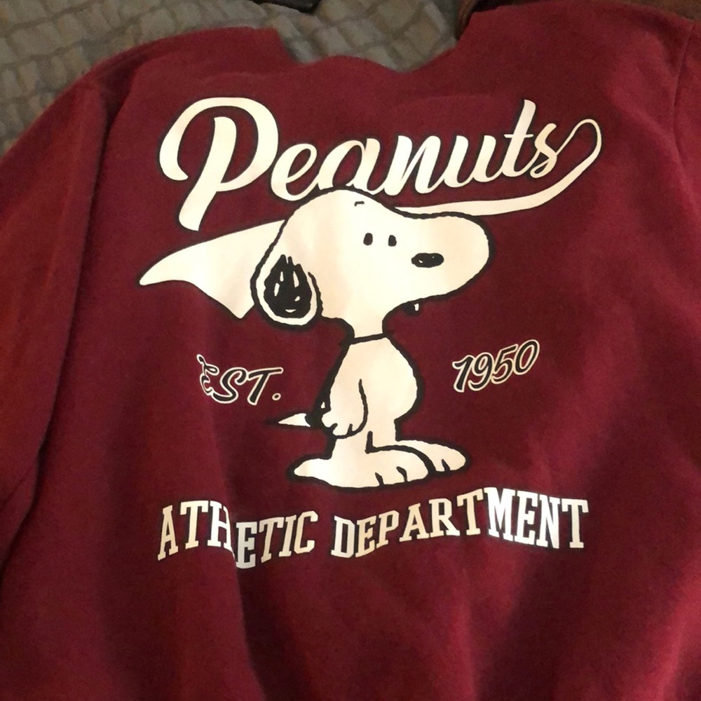 Peanuts Maroon Dog Sweater